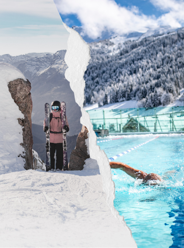 Ski + piscine
